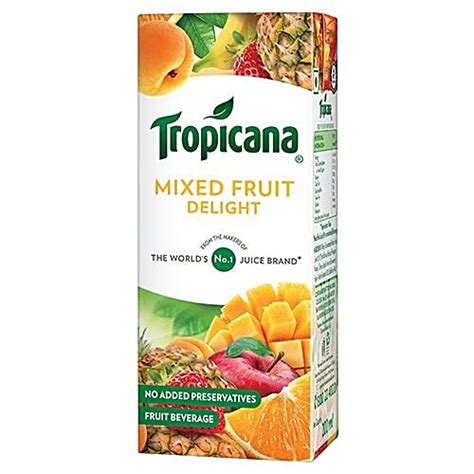 Tropicana Delight Fruit Juice Mixed Fruit Ltr Tetra Buy Online At