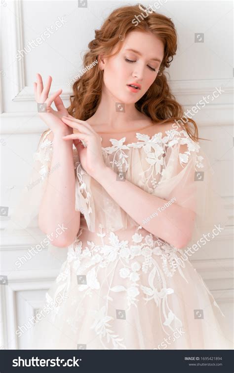 Beautiful Natural Redhead Girl Bride Nude Stock Photo Shutterstock