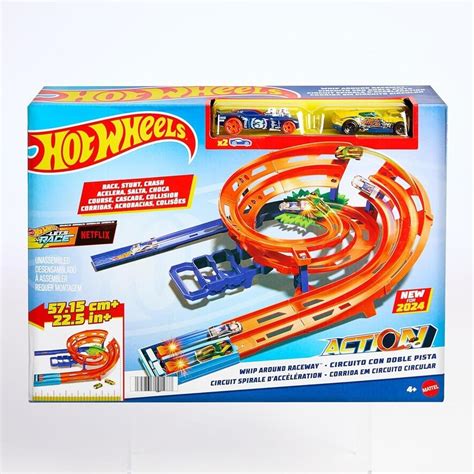 Pista Corrida Em Circuito Circular Hot Action Hot Wheels Mattel Shopee Brasil