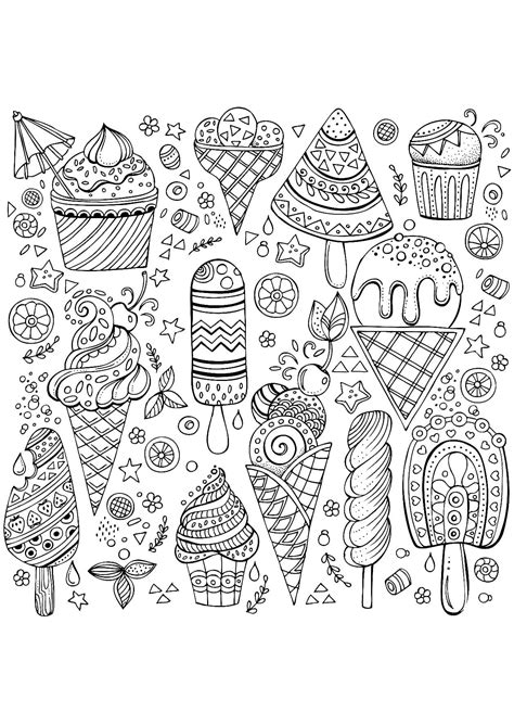 Раскраски "Сладости" | Аналогий нет