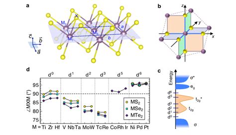 Structure Of Monolayer T Mx A Crystal Structure The Basic X M