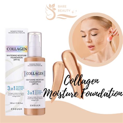 3IN1 ENOUGH COLLAGEN WHITENING MOISTURE FOUNDATION SPF15 | Lazada PH