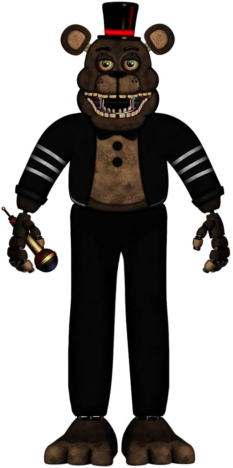 Fnaf Plus Unwithered Freddy by ajosterio on DeviantArt