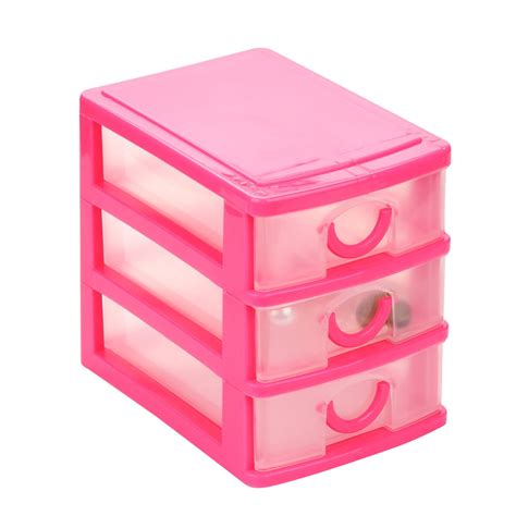 egymen mini plastic organizer   clear drawers small storage