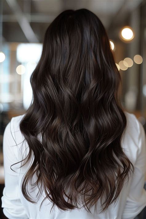 56 Trendiest Dark Brown Hair Color Ideas in 2025 | Dark brunette hair