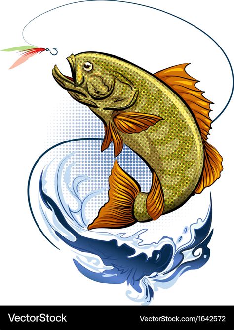 The Fishing Royalty Free Vector Image VectorStock