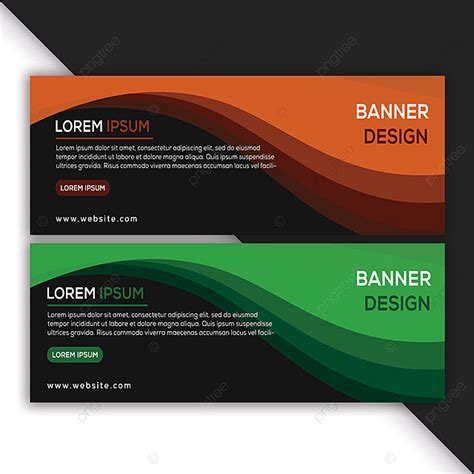 Green Banner Design Template Download on Pngtree