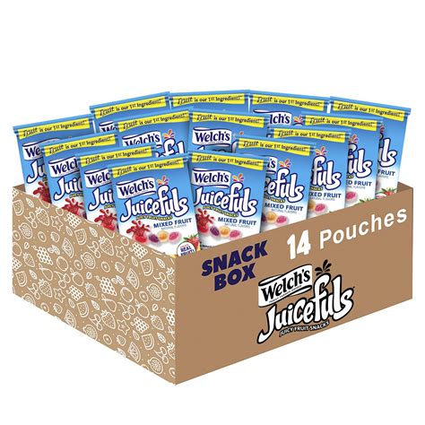 Welchs Juicefuls Juicy Fruit Snacks Mixed Fruit Fruit