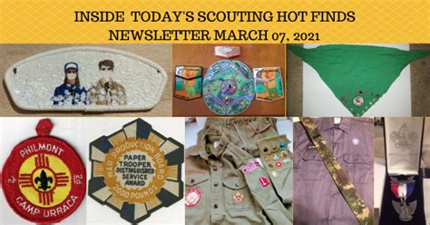 Scout Patch Collectors Sunday Scouting Hot Finds Newsletter March