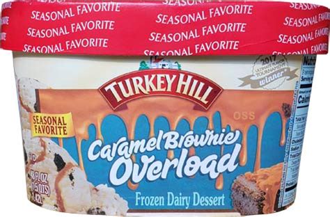 On Second Scoop Ice Cream Reviews Turkey Hill Caramel Brownie Overload