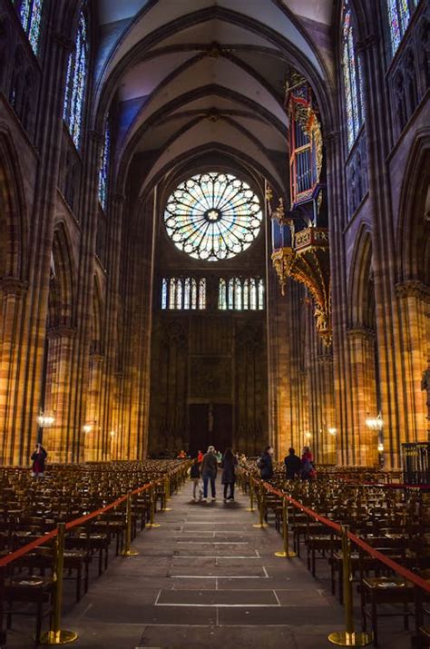 Interior of Gothic Church · Free Stock Photo