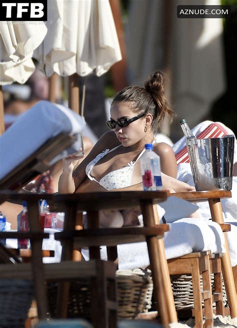 Hana Cross Sexy Seen Showing Off Her Hot Body In A Bikini In St Barts Aznude