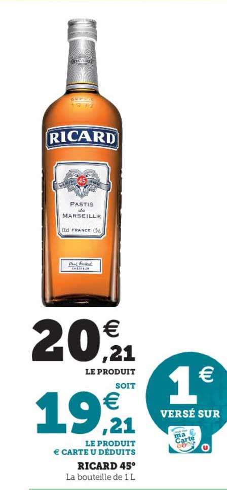 Promo Ricard Chez U Express Icatalogue Fr