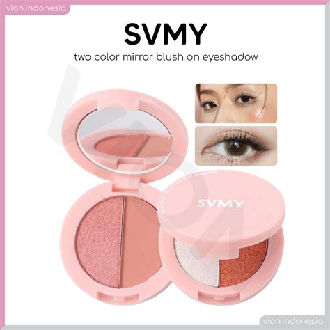 Jual SVMY Eyeshadow Matte Shimmer 2 Colour Highlighter Lameila 2in1