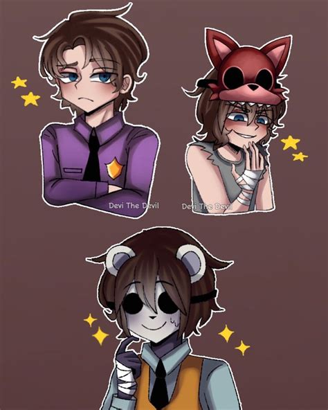 Michael Aftons In 2024 Fnaf Drawings Afton Anime Fnaf