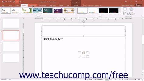 PowerPoint 2016 Tutorial The Ribbon Microsoft Training YouTube