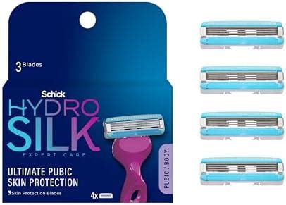 Amazon Schick Hydro Silk Ultimate Pubic Skin Protection Bikini Razor Refills Bikini