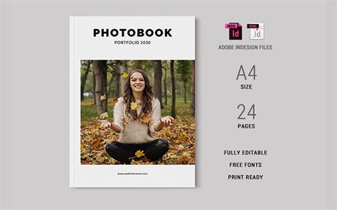 Photobook Magazine Template Indesign Templatemonster