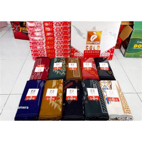 Jual Sarung Mangga Gold Nusantara Motif Kembang Dan Batik Shopee