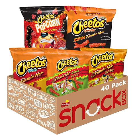Cheetos Flamin Hot Variety Pack Count Yaxa Guatemala