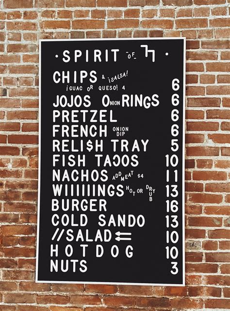 All Day Food Menu Spirit Of 77 Portland Sports Bar