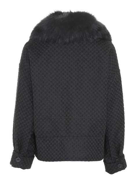Meotine Charlie Jacket Sort Bouclé Follestad