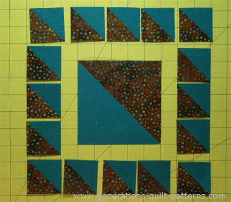 Lady of the Lake Quilt Block: Instructions for 3 sizes