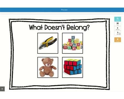 What Doesn T Belong Category Exclusion Speech Therapy Task Cards