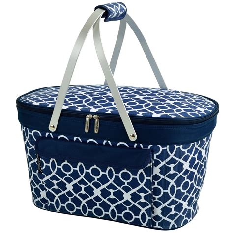 Picnic At Ascot Collapsible Insulated Picnic Basket Walmart