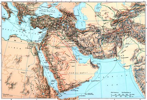 Carte Du Proche Orient