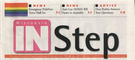 Wisconsin InStep-- Print Media in the History of Gay & Lesbian Life ...