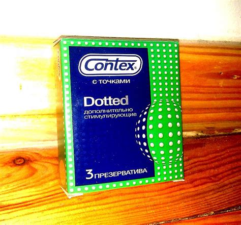 Современные презервативы Contex Dotted - Druggist.ru
