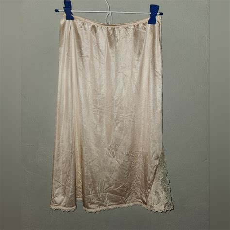 Maidenform Intimates Sleepwear Vintage S Nude Lace Trim Union