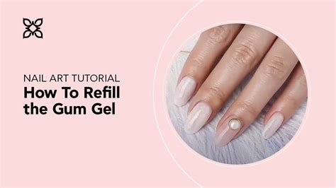 Bluesky Nail Design Tutorial How To Refill The Gum Gel Youtube