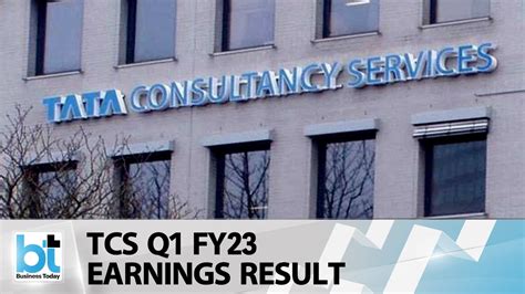 Tata Consultancy Services Announces Their Q1fy23 Earnings Results Youtube