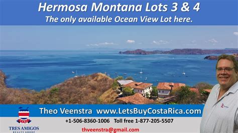 Double Ocean View Building Lot Hermosa Montana In Playa Hermosa