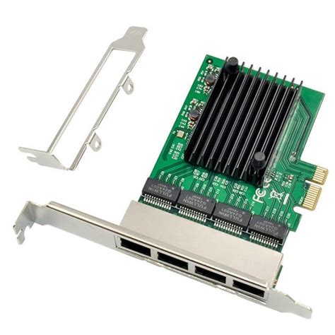 Rj Port Ethernet Server Adapter Gigabit Network Card Pci E X