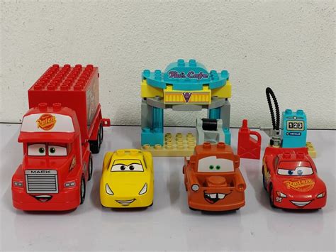 Lego Duplo Pixal Cars Flo S Cafe Mcqueen Cruz Ramirez And Mark