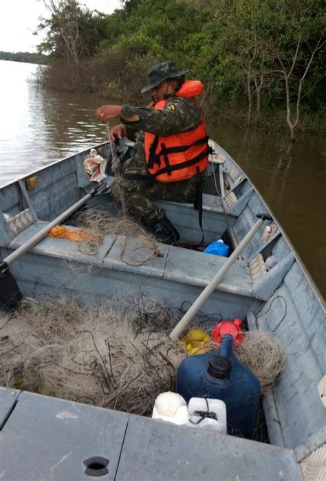 Metros De Rede De Pesca Predat Ria S O Apreendidos Em Pedro Afonso