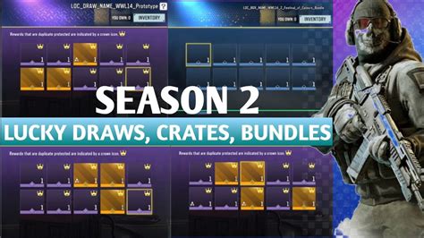 Season All Lucky Draws Crates Bundles Codm Cod Mobile Season