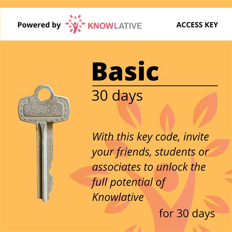 access key basic knowlative