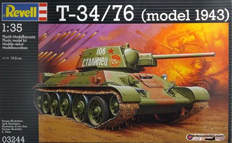 Russian T-34/76 (model 1943) - 1:35 Revell - Kits - Britmodeller.com