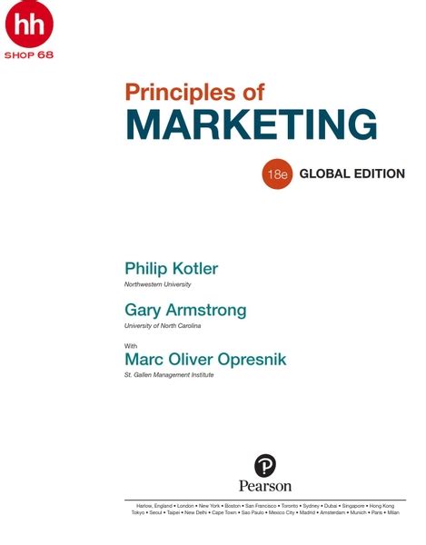 Principles Of Marketing 18th Global Edtion