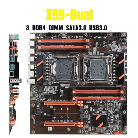 Материнская плата X99 с двумя процессорами и E5 2680 V4 64 ГБ DDR4 Ram ...