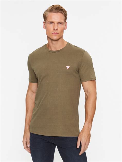 Guess T Shirt M2YI36 I3Z14 Khaki Slim Fit Modivo Pl