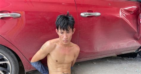 Gay cấn công an truy đuổi đối tượng trộm ôtô manh động