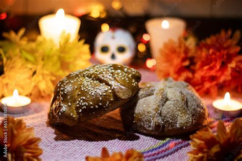 Foto De Stock Pan De Muerto Tradiciones Mexicanas Dia De Muertos Pan