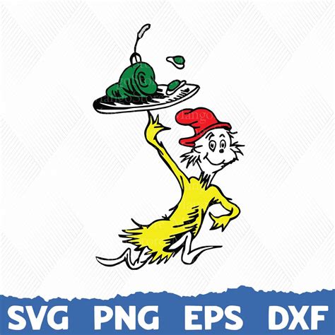 Dr Seuss Svg Dr Seuss Cat In The Hat Horton Svg Lorax Svg Fish Svg