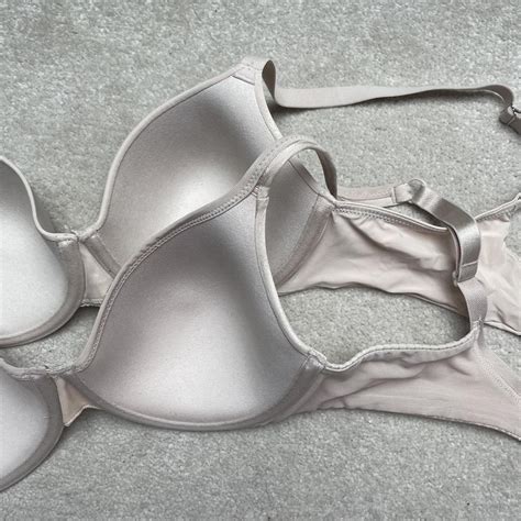 Two Marks And Spencers Underwire Bras 32C In Nude Depop