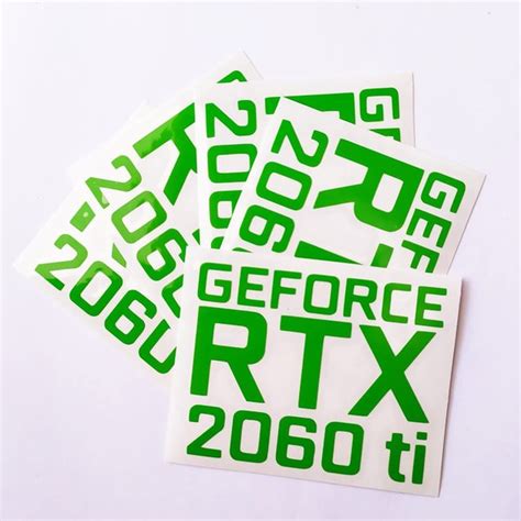 Jual Ready Stiker Nvidia Geforce Rtx 2060 Ti Cutting Stiker Aksesoris